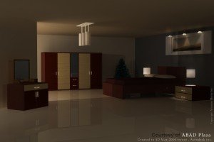 Abad Plaza Room image recreated in 3DMax