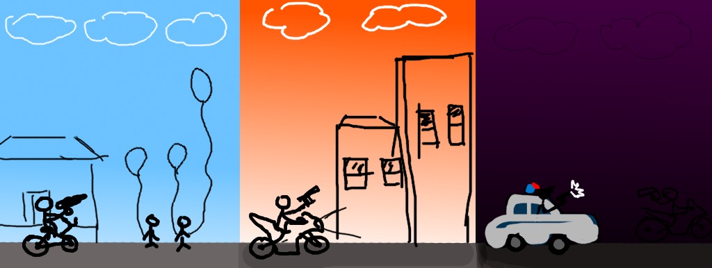 Running Shooting Concept