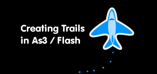 Creating Trails in actionscript game